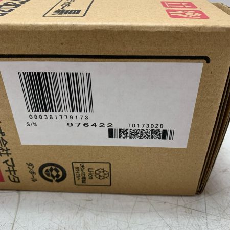 MAKITA マキタ 充電式インパクトドライバ TD173DZB ブラック