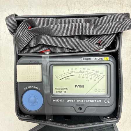 HIOKI 絶縁抵抗計 本体のみ 3451 ライトグレー