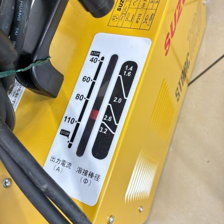SUZUKID アーク溶接機 STARC 120 イエロー