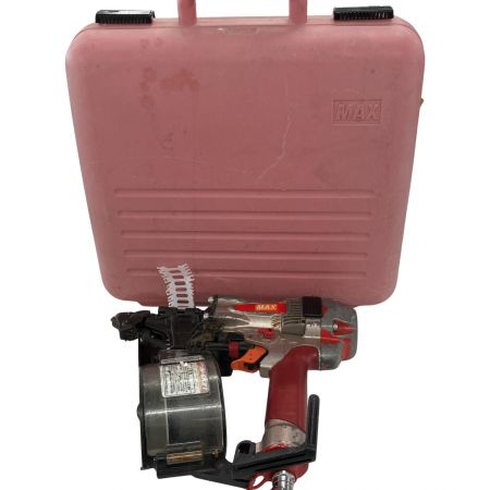 MAX マックス 工具 高圧エア釘打ち機 HN-65Z1 レッド ケース付