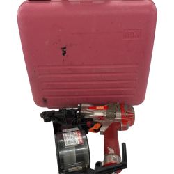 MAX マックス エアツール エア釘打ち HN-65Z1 レッド ケース付 Cランク
