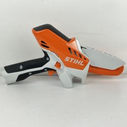 ЗЗ STIHL 10.8V 充電式ハンディソー ガーデンカッター 充電器 バッテリー×1 ケース付 GTA26 オレンジ×ホワイト Aランク