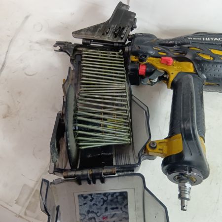 HITACHI 日立 工具 エアツール エア釘打ち  NV90HM ゴールド×ブラック 程度CD 本体のみ 高圧 90mm 470157 現状販売 本体からエアー漏れ有