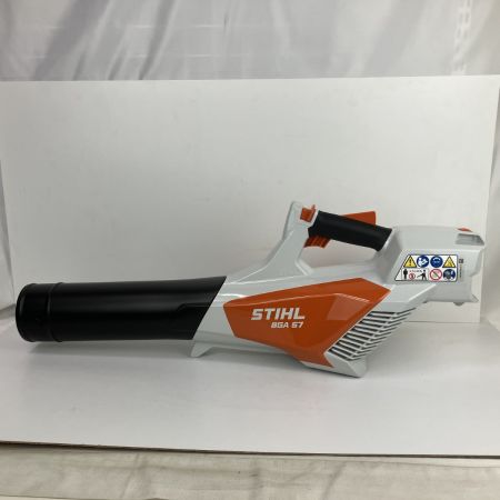 ЗЗ STIHL 36v 充電式ブロワ バッテリーx1 充電器 取説付 BGA57 オレンジ×ホワイト