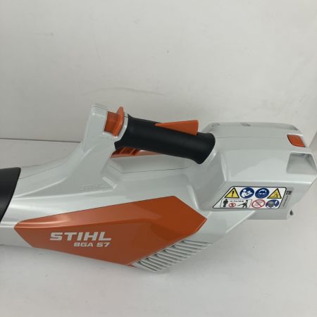 ЗЗ STIHL 36v 充電式ブロワ バッテリーx1 充電器 取説付 BGA57 オレンジ×ホワイト