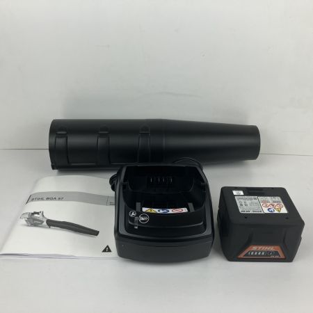 ЗЗ STIHL 36v 充電式ブロワ バッテリーx1 充電器 取説付 BGA57 オレンジ×ホワイト