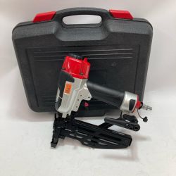 MAX マックス ステープル用釘打機 エアネイラ TA-450F1 レッド 常圧 ケース付 Bランク