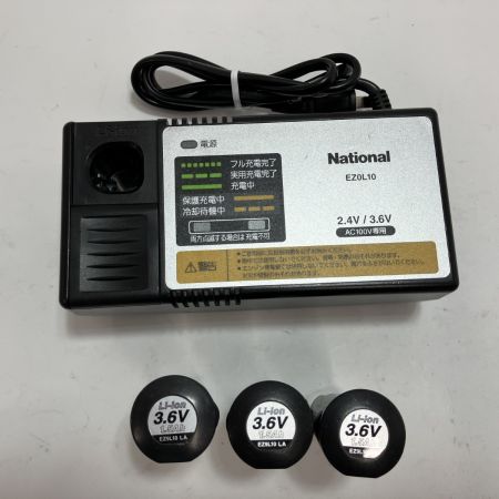 Panasonic パナソニック コードレス式ペンインパクトドライバ EZ7410 レッド 充電器・充電池4個付