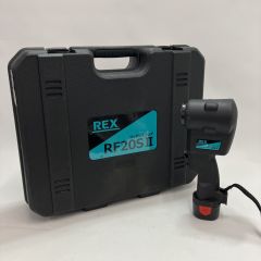 REX レッキス コードレスフレアツール 充電器・充電池1個・ケース付 RF20SⅡ ブラック Bランク