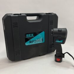 REX レッキス コードレスフレアツール 充電器・充電池1個・ケース付 RF20SⅡ ブラック Bランク