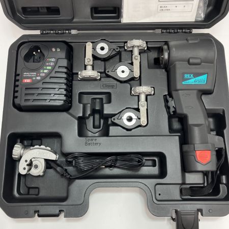 REX レッキス コードレスフレアツール 充電器・充電池1個・ケース付 RF20SⅡ ブラック
