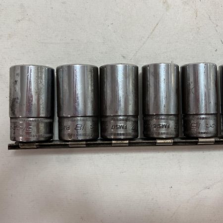 Snap-on スナップオン 工具 ソケットセット FMS8~FMS19 12個セット