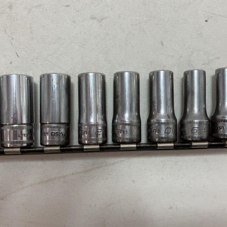 Snap-on スナップオン 工具 ソケットセット FMS8~FMS19 12個セット