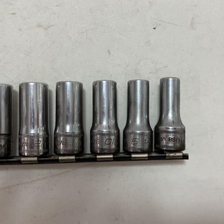 Snap-on スナップオン 工具 ソケットセット FMS8~FMS19 12個セット