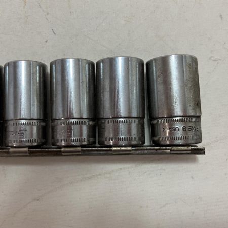 Snap-on スナップオン 工具 ソケットセット FMS8~FMS19 12個セット
