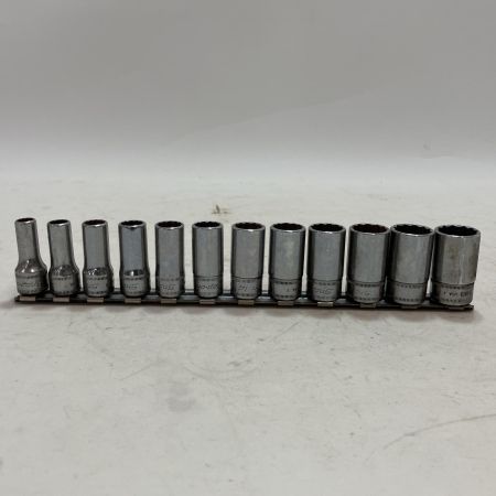 Snap-on スナップオン 工具 ソケットセット FMS8~FMS19 12個セット