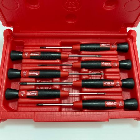 Snap-on スナップオン 精密ドライバー スクリュードライバーセット SGDE70ESD レッド