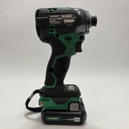 HiKOKI ハイコーキ インパクトドライバ WH12DCA2LS グリーン