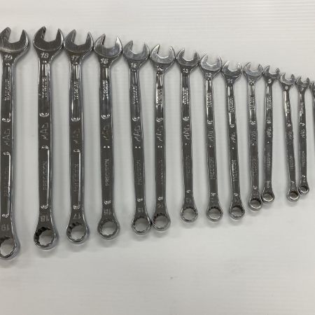 MAC TOOLS マック コンビネーションレンチ シルバー  14本セット/M6CL440～M19CL440