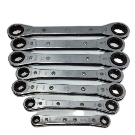 MAC TOOLS マック ラチェットレンチ　7本セット　 MAC TOOLS RWM1921~RWM0708 シルバー RWM1921~RWM0708 シルバー