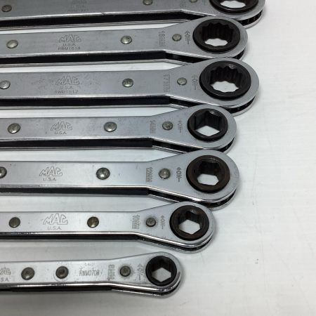 MAC TOOLS マック ラチェットレンチ　7本セット　 MAC TOOLS RWM1921~RWM0708 シルバー RWM1921~RWM0708 シルバー