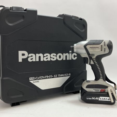 Panasonic パナソニック インパクトドライバ EZ7544LR2S ブラック 充電器・充電池2個・ケース付