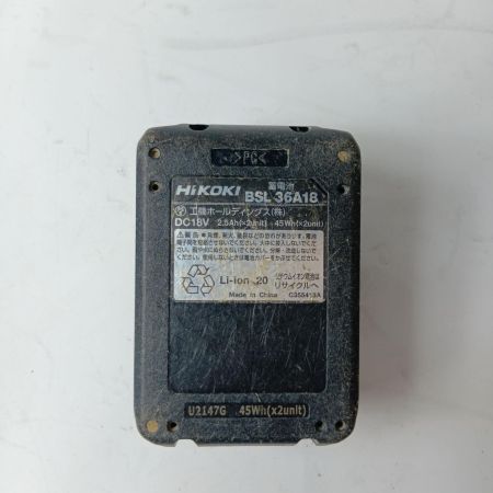 HiKOKI ハイコーキ インパクトドライバ WH36DC グリーン 36v バッテリー付