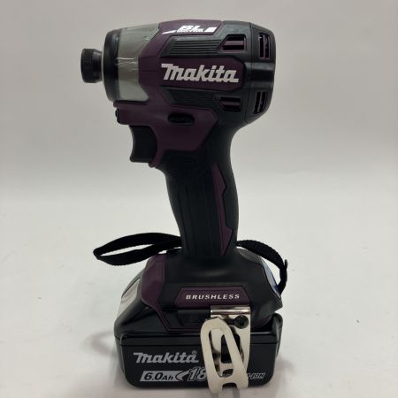 MAKITA マキタ インパクトドライバ 充電器・充電池2個・ケース付 TD173DX パープル
