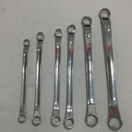 KTC ケーティーシー 両口メガネレンチ M306 ﾒｶﾞﾈﾚﾝﾁ6本組