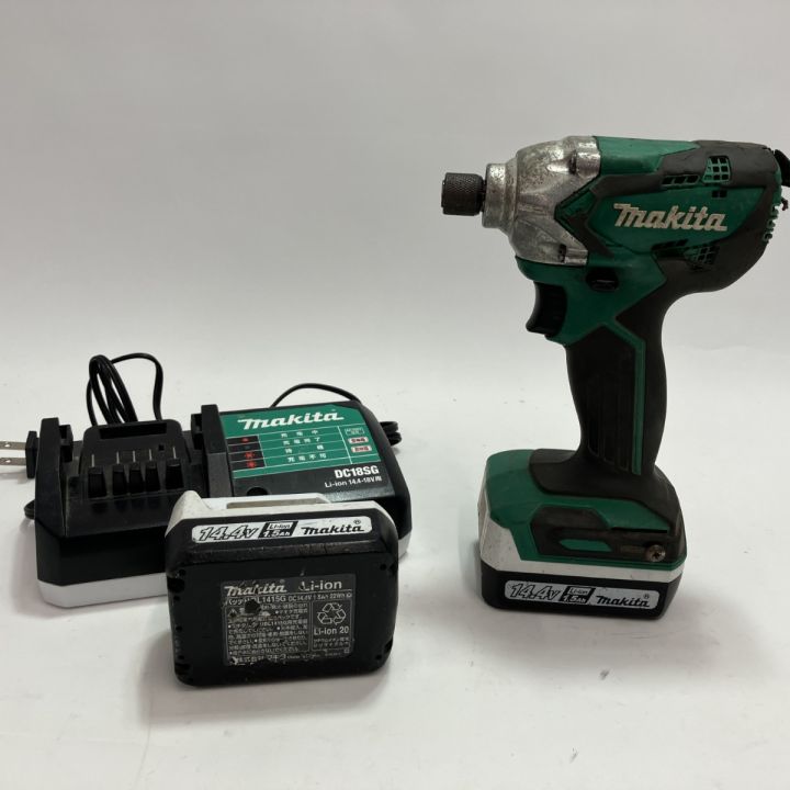 MAKITA マキタ コードレスインパクトドライバ MTD001D グリーン 充電器 