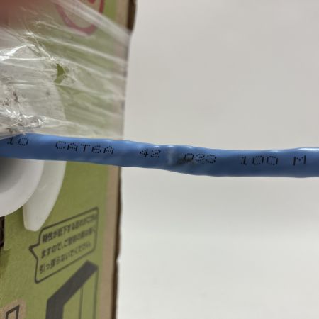 ELECOM エレコム LD-GPAL/BU100RS 100ｍ Cat6Aケーブル 単線使用 未使用品