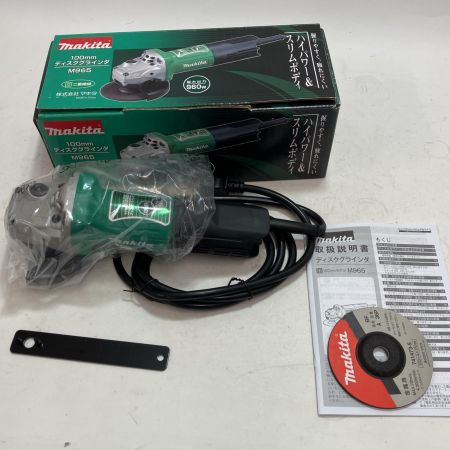 MAKITA マキタ ディスクグラインダー M965 グリーン 未使用品 コード式 100mm