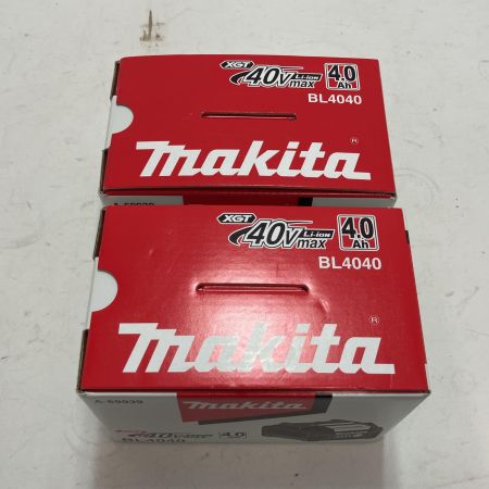 MAKITA マキタ リチウムイオン バッテリー BL4040 40Vmax 4Ah 2個セット