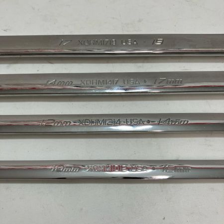 Snap-on スナップオン メガネレンチ XDHM1012/1214/1417/1719 4点セット XDHM1012 XDHM1214 XDHM1417 XDHM1719