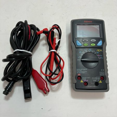 SANWA デジタルマルチメーター PC710 ブラック