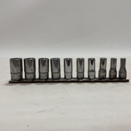 Snap-on スナップオン 工具 ソケットセット 1/4 シャローソケット 10点セット TMMS14～TMM5