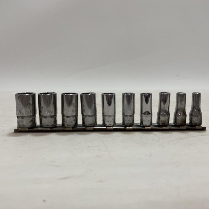 Snap-on スナップオン 工具 ソケットセット 1/4 シャローソケット 10点