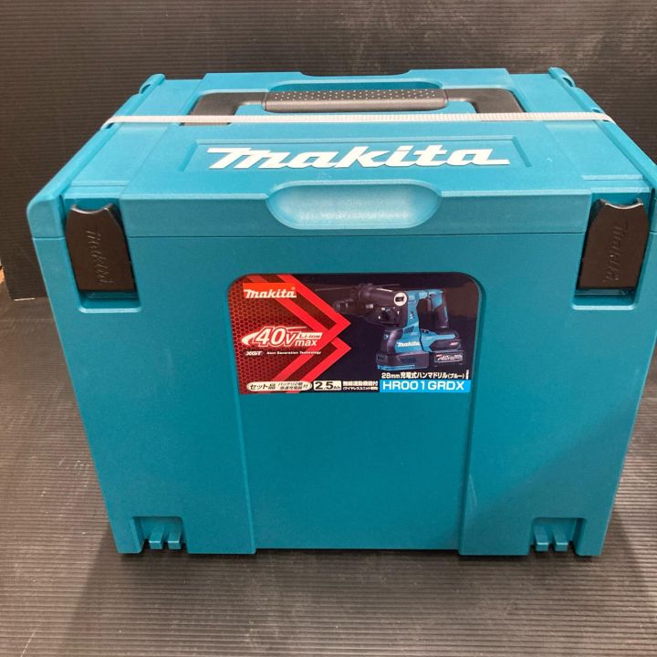 MAKITA マキタ 充電式ハンマドリル HR001GRDX ブルー 40Vmax 28mm 充電 