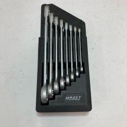 HAZET ハゼット 両口メガネレンチ 8本組 6×7-21×22mm/ドイツ製 Cランク