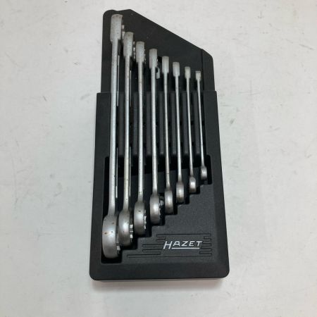 HAZET ハゼット 両口メガネレンチ 8本組 6×7-21×22mm/ドイツ製