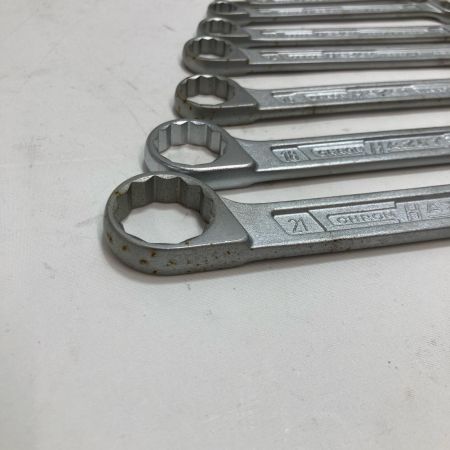 HAZET ハゼット 両口メガネレンチ 8本組 6×7-21×22mm/ドイツ製