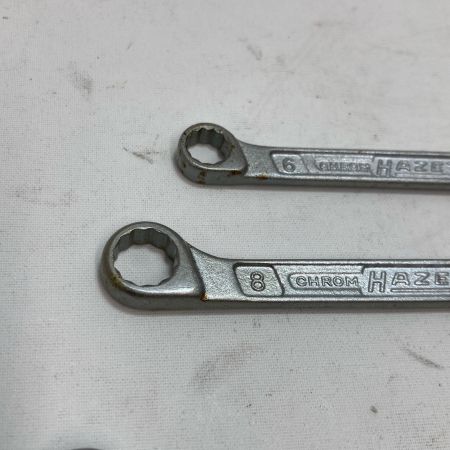 HAZET ハゼット 両口メガネレンチ 8本組 6×7-21×22mm/ドイツ製