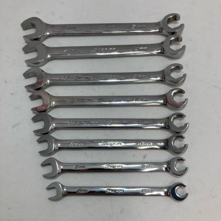 Snap-on スナップオン オープンエンドフレアナットレンチ RXSM 8本セット