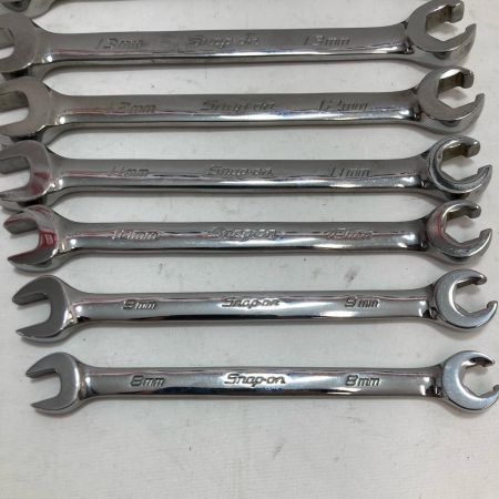 Snap-on スナップオン オープンエンドフレアナットレンチ RXSM 8本セット
