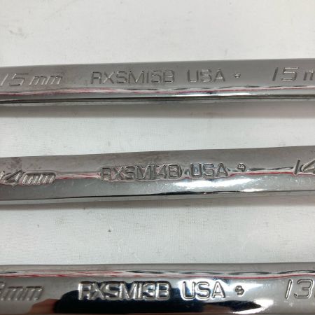 Snap-on スナップオン オープンエンドフレアナットレンチ RXSM 8本セット