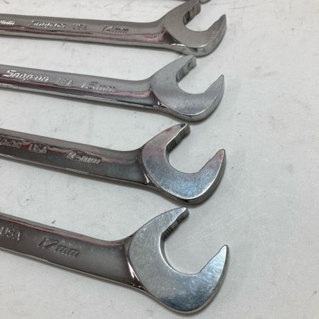 Snap-on スナップオン 4アングルオープンレンチ 8組/ギザ付き SVSM10～17