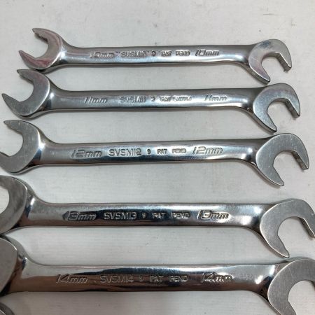 Snap-on スナップオン 4アングルオープンレンチ 8組/ギザ付き SVSM10～17