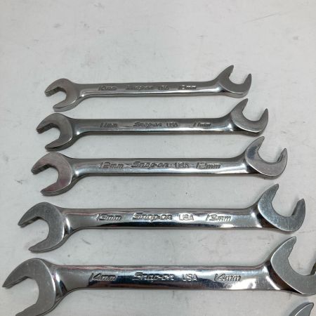 Snap-on スナップオン 4アングルオープンレンチ 8組/ギザ付き SVSM10～17