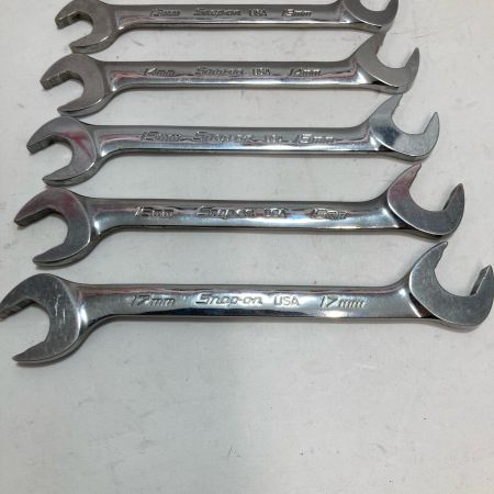 Snap-on スナップオン 4アングルオープンレンチ 8組/ギザ付き SVSM10～17