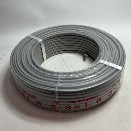 YAZAKI VVFケーブル 未使用品(S) 3芯 1.6mm×100m